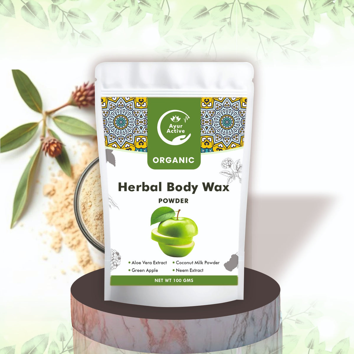 Painless Herbal Wax Powder