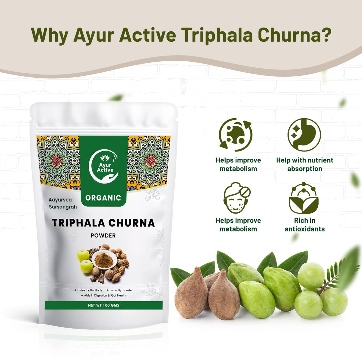 Organic Triphala Powder