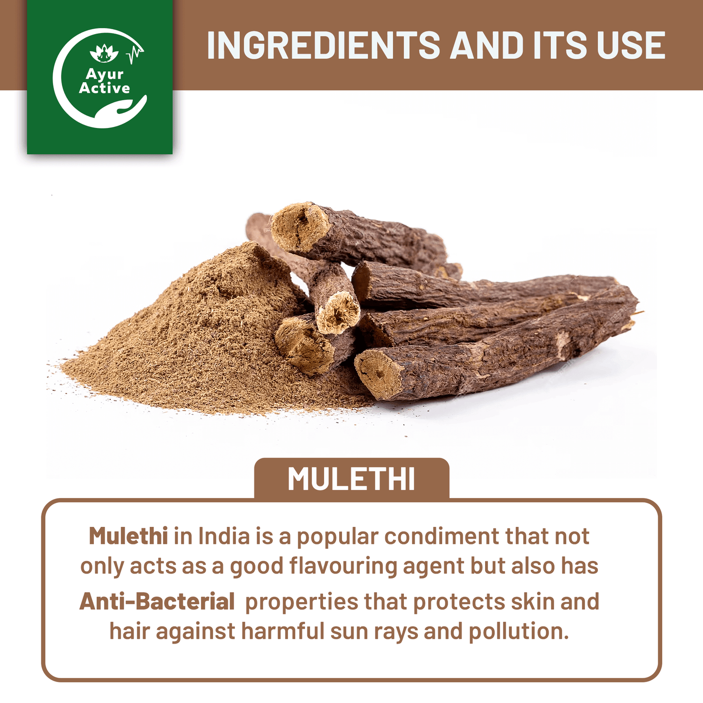 Ayuractive Mulethi (Licorice Root)