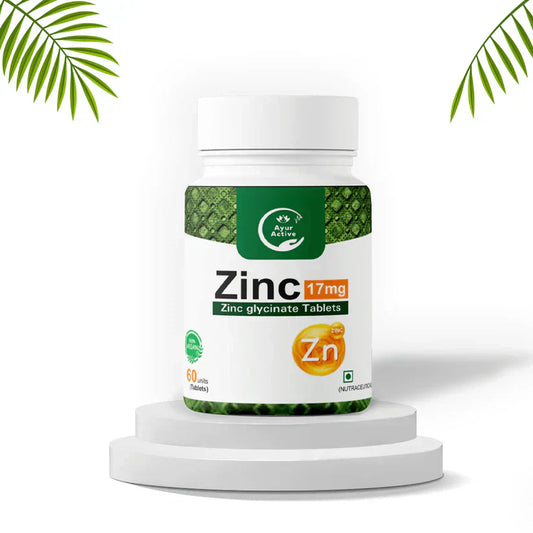 Zinc Glycinate Tablets — supports healthy skin, hair, nails, immunity and men's reproductive health