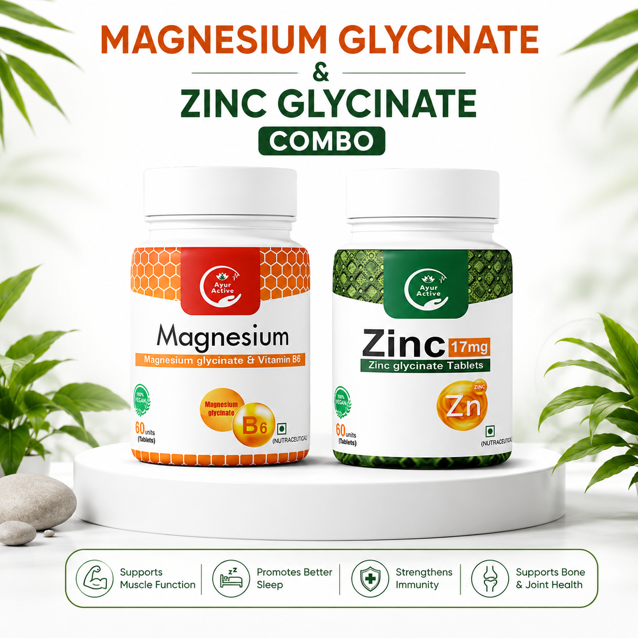 Zinc Glycinate & Magnesium Glycinate Combo