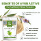 Ayur Active Painless Herbal Wax Powder | 100% Natural Hair Removal | Gentle & Effective for All Skin Types