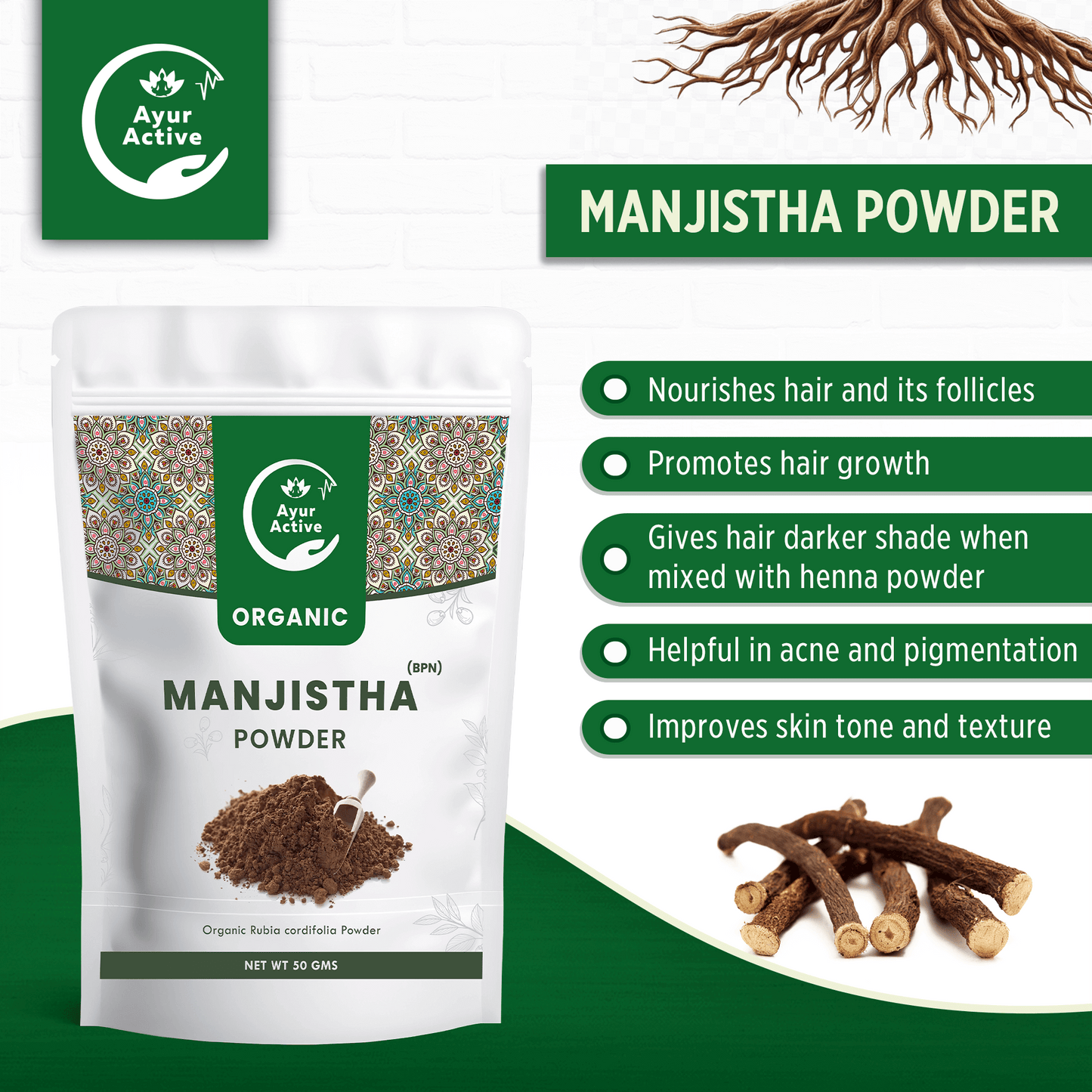 ORGANIC MANJISTHA POWDER
